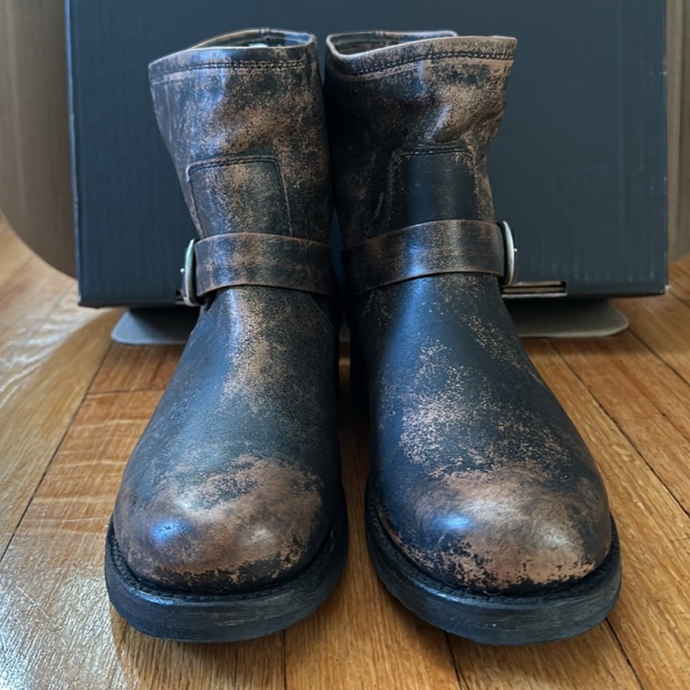 🖤NIB FRYE Veronica Flex Bootie in Antiqued Black🖤 - Picture 2 of 10
